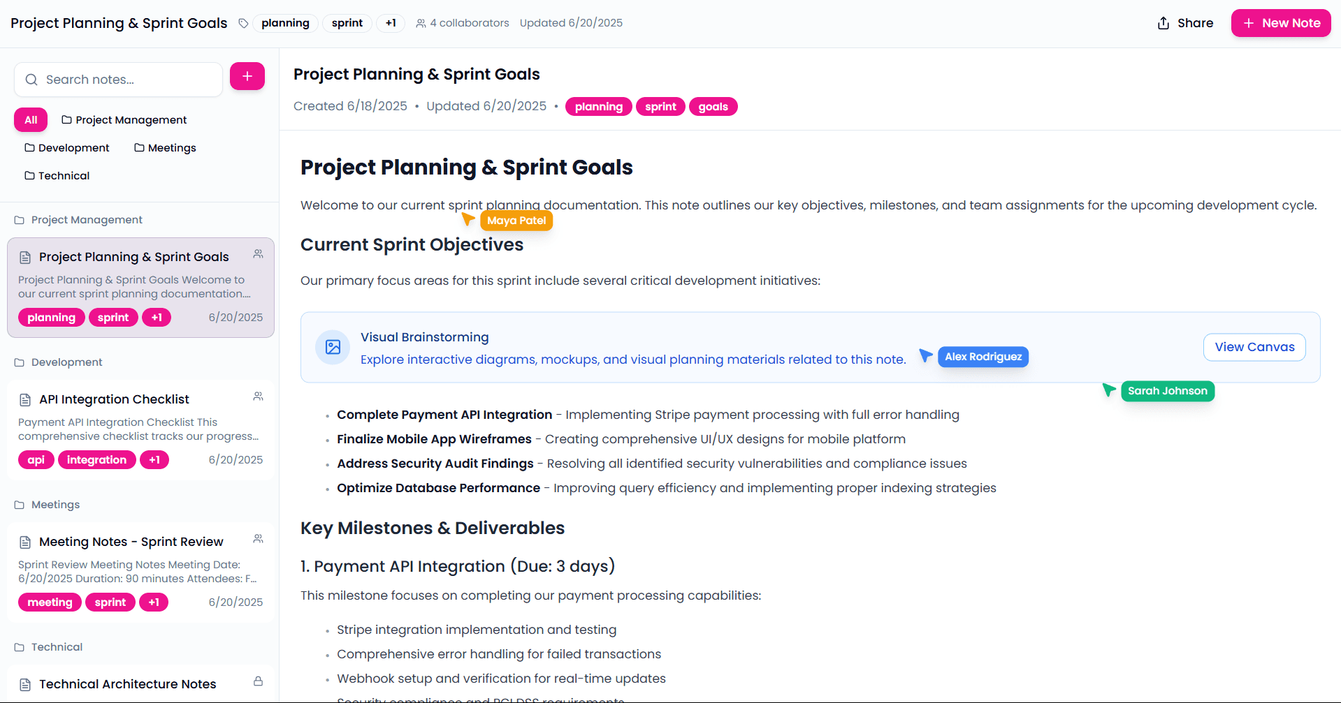 Notes — Proddy product view